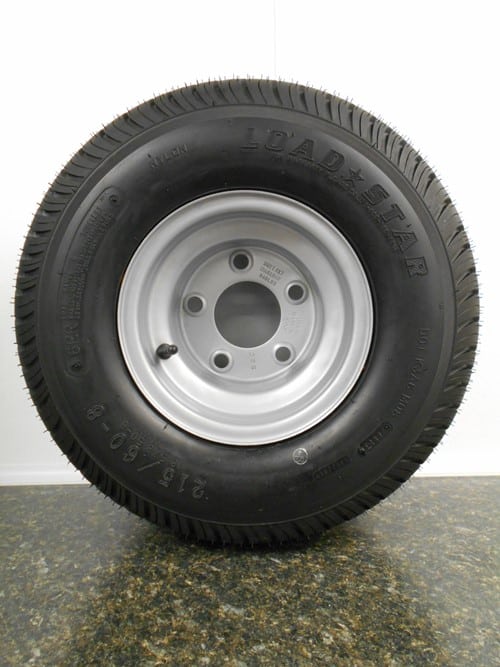 Snowmobile trailer tire - 215/60 - 8"