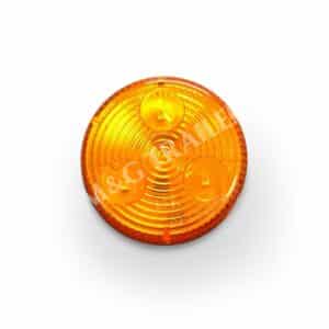 2 inch round amber LED light