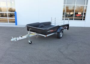 front view of Utility Trailer W/Mag Wheels