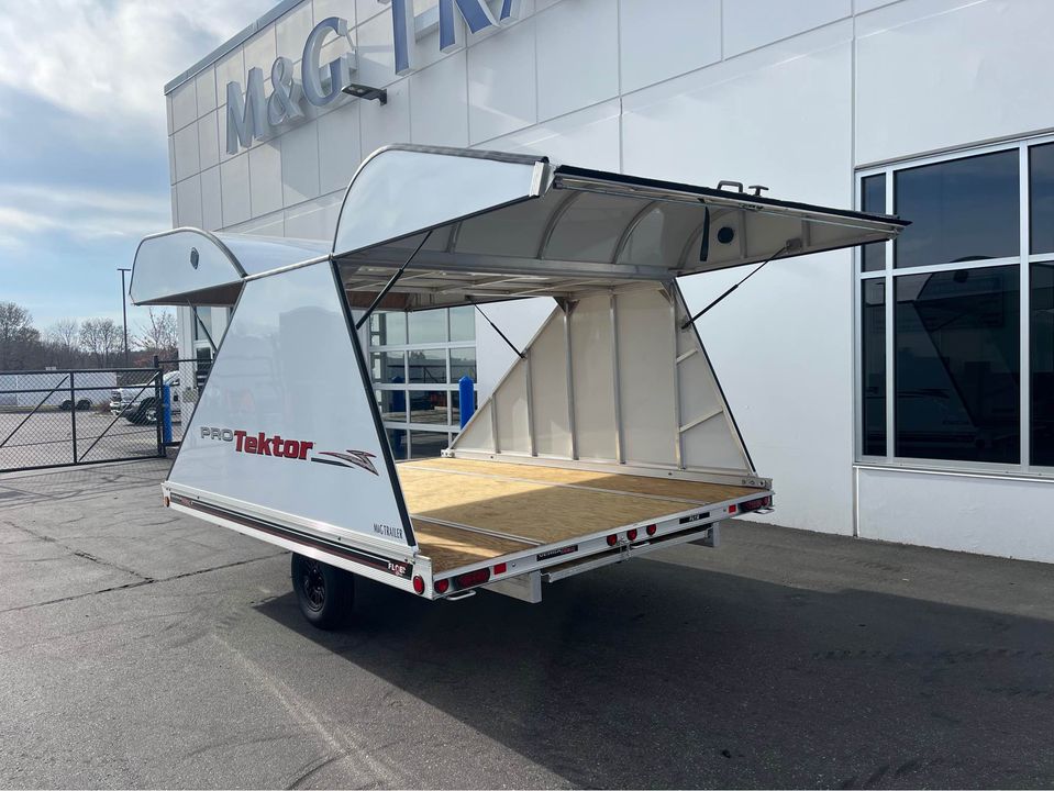 8.5X12 Protektor 2 Place Snowmobile Trailer - M&G Trailer