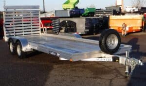 front view of Aluminum Utility Trailer