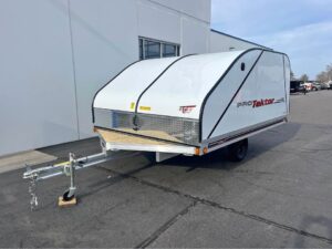 8.5x12 Protektor 2 Place Smowmobile Trailer - Scratch and Dent!
